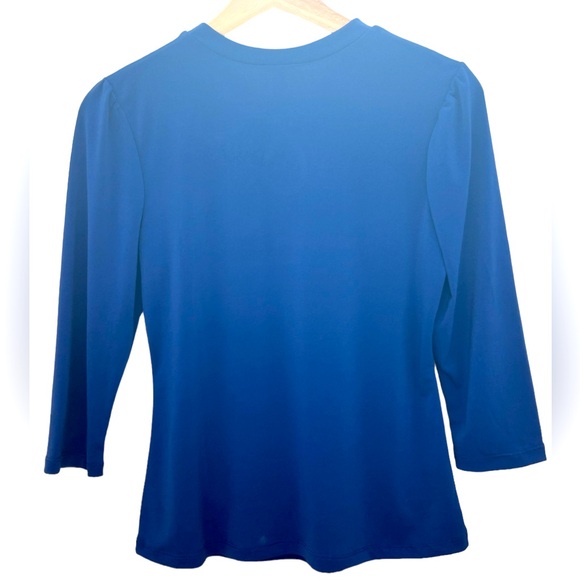 NY Collection Women's 3/4 Sleeve Knit Crepe - Picture 6 of 7